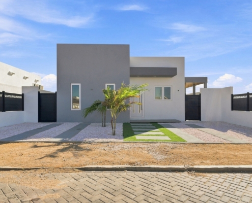 Reina Sophia Model Luca Unit 23 Front Exterior Aerial View in Aruba